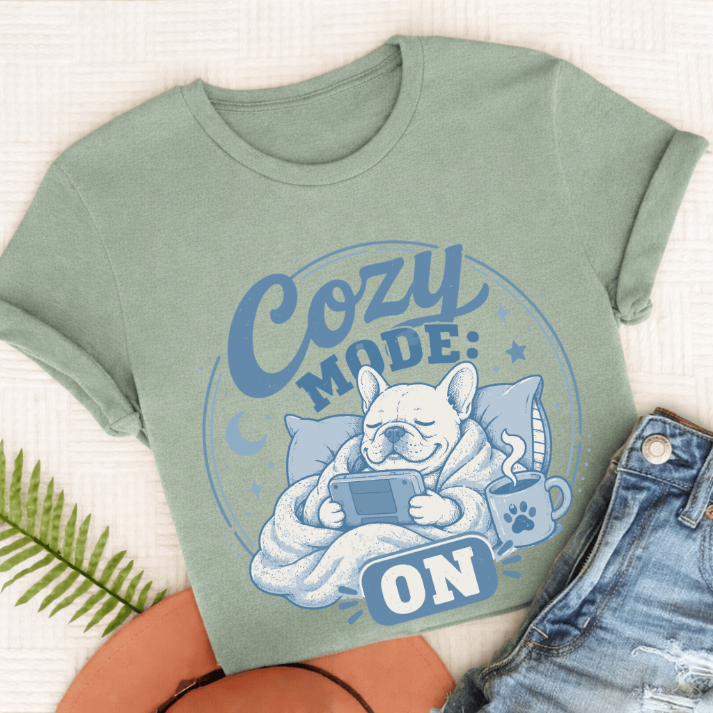 French Bulldog Cozy Videogame Unisex TShirt Bay