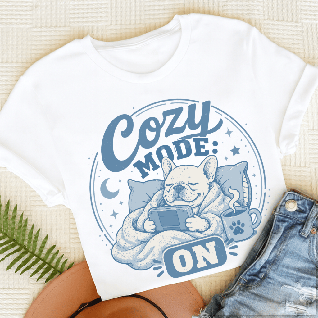 French Bulldog Cozy Videogame Unisex TShirt White
