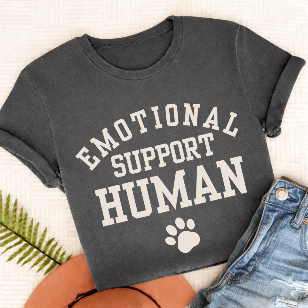 French Bulldog Emotional Support Human Unisex Tshirt Pepper