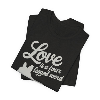 Printify T-Shirt French Bulldog Four Legged Word TShirt