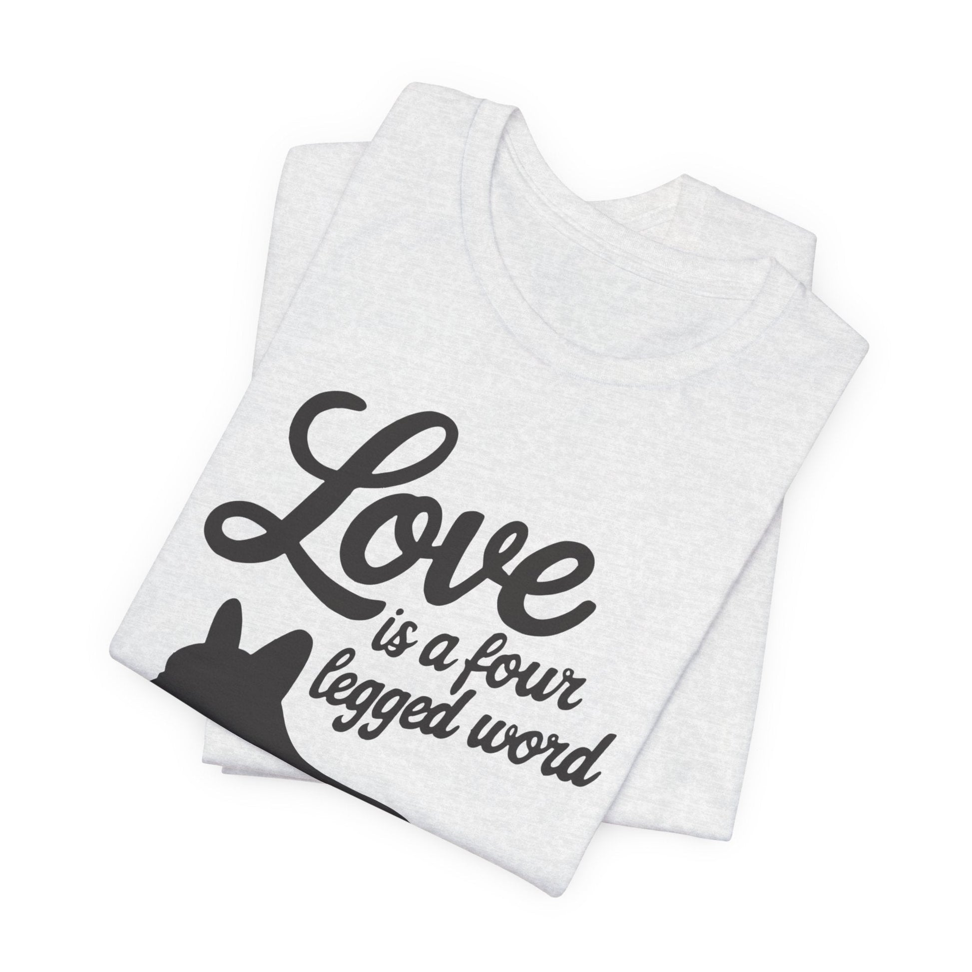 Printify T-Shirt French Bulldog Four Legged Word TShirt