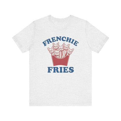 Printify T-Shirt French Bulldog Frenchie Fries TShirt