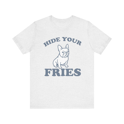French Bulldog Fries TShirt