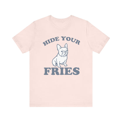 French Bulldog Fries TShirt