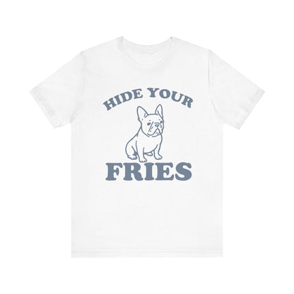 French Bulldog Fries TShirt