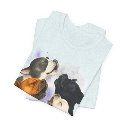 French Bulldog Howling TShirt
