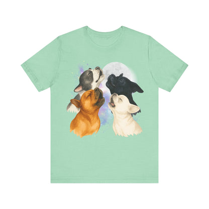 French Bulldog Howling TShirt