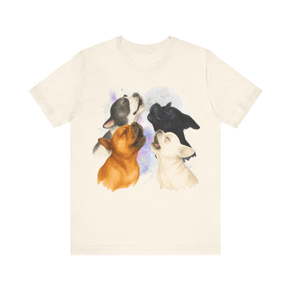 French Bulldog Howling TShirt