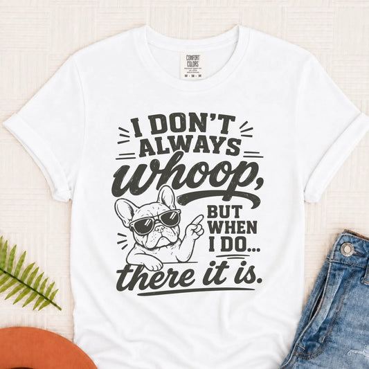 French Bulldog Music Whoop Unisex TShirt White