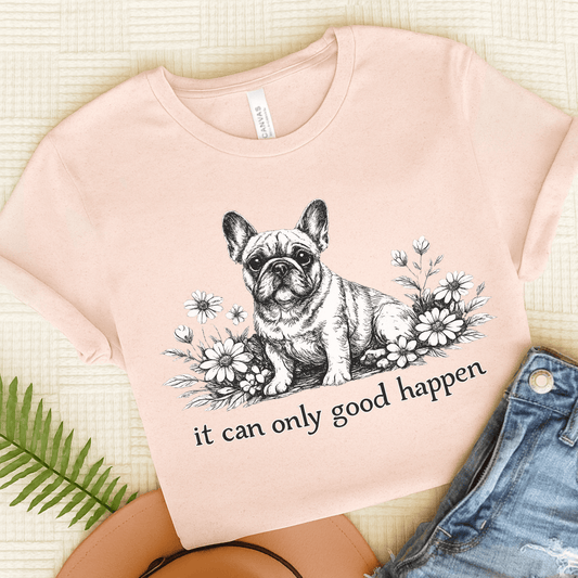 French Bulldog USA Political Funny Unisex TShirt Soft Pink