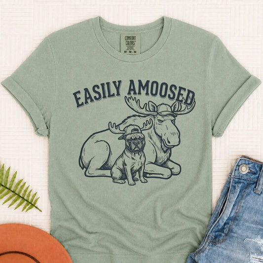 Frenchie Bulldog Canada Moose Unisex TShirt Bay