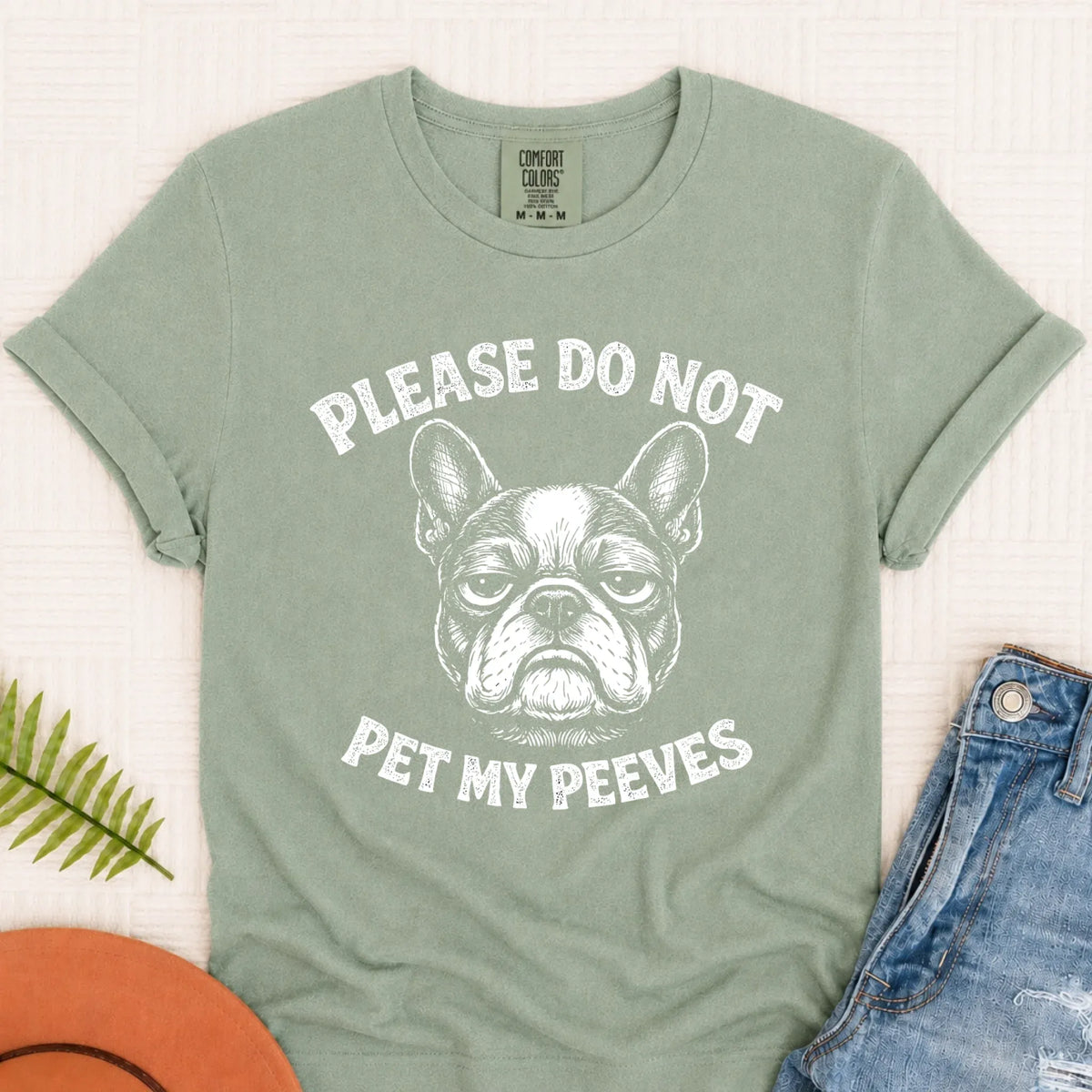 Frenchie Bulldog Pet My Peeves Unisex TShirt Bay