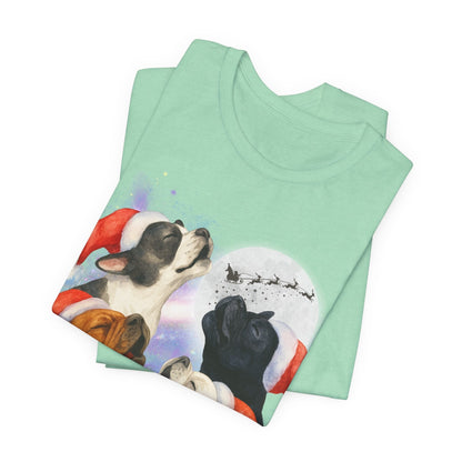 Frenchie Christmas Howliday TShirt