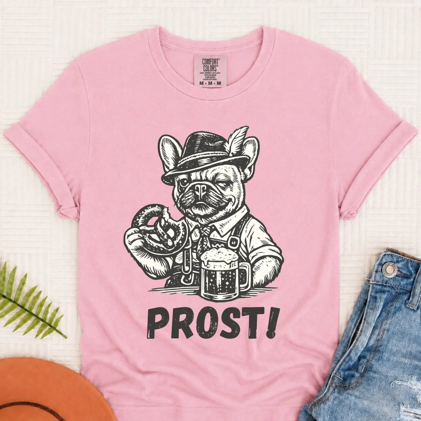 Frenchie Germany Oktoberfest Unisex TShirt Blossom