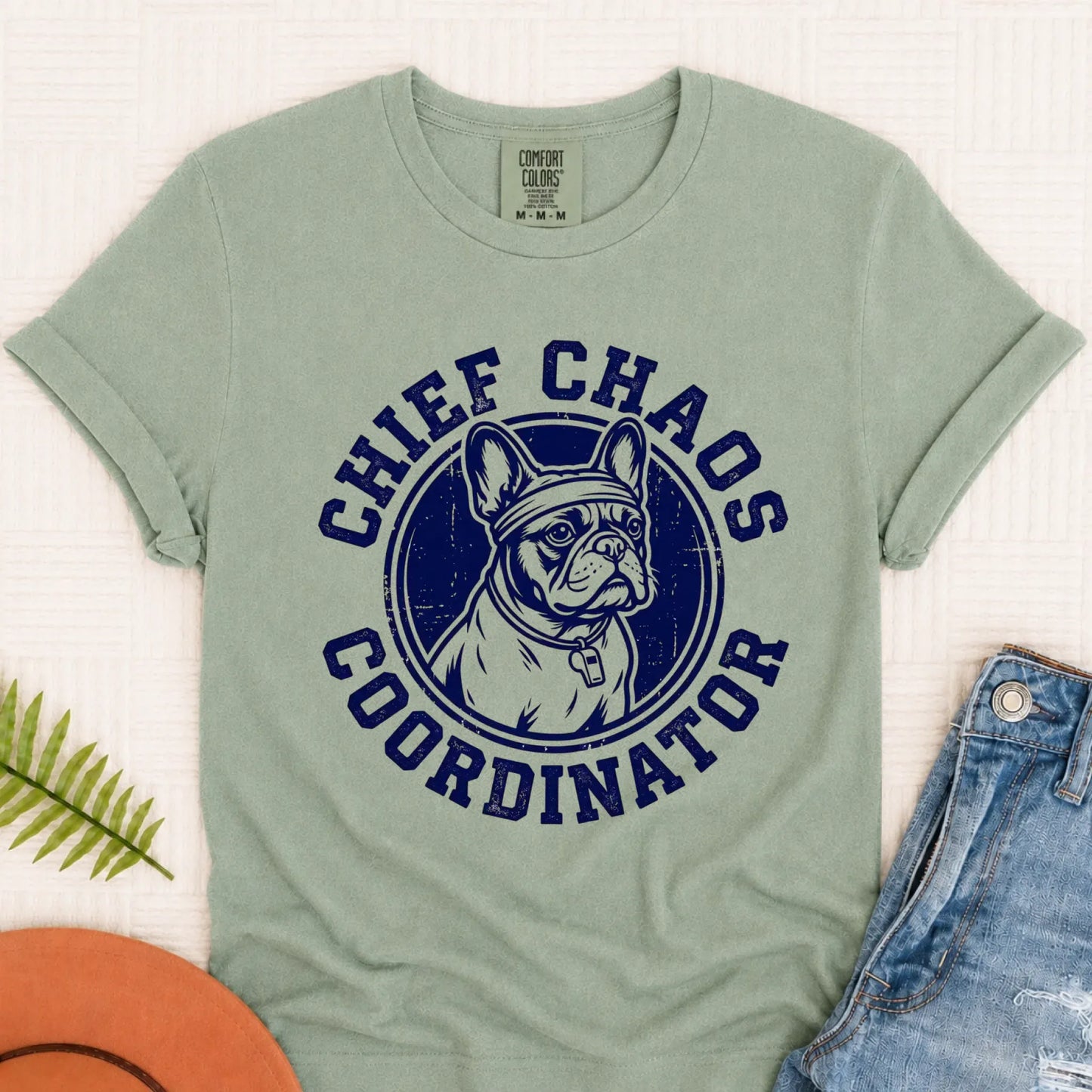 Frenchie Gym Coach Sports Coach Unisex TShirt Bay