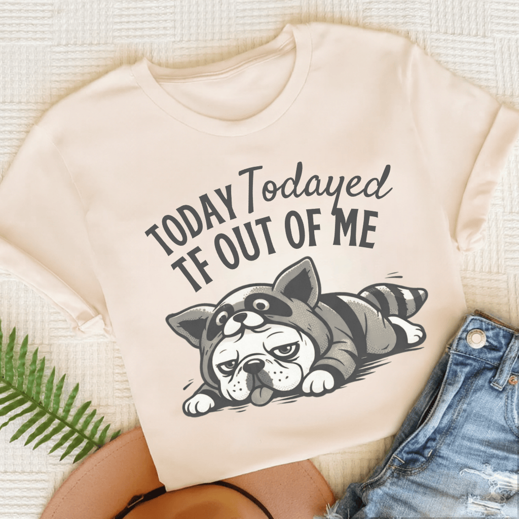 Frenchie Todayed TF Snark Unisex TShirt Natural