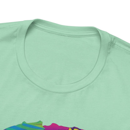 Golden Retriever 90's Neon TShirt