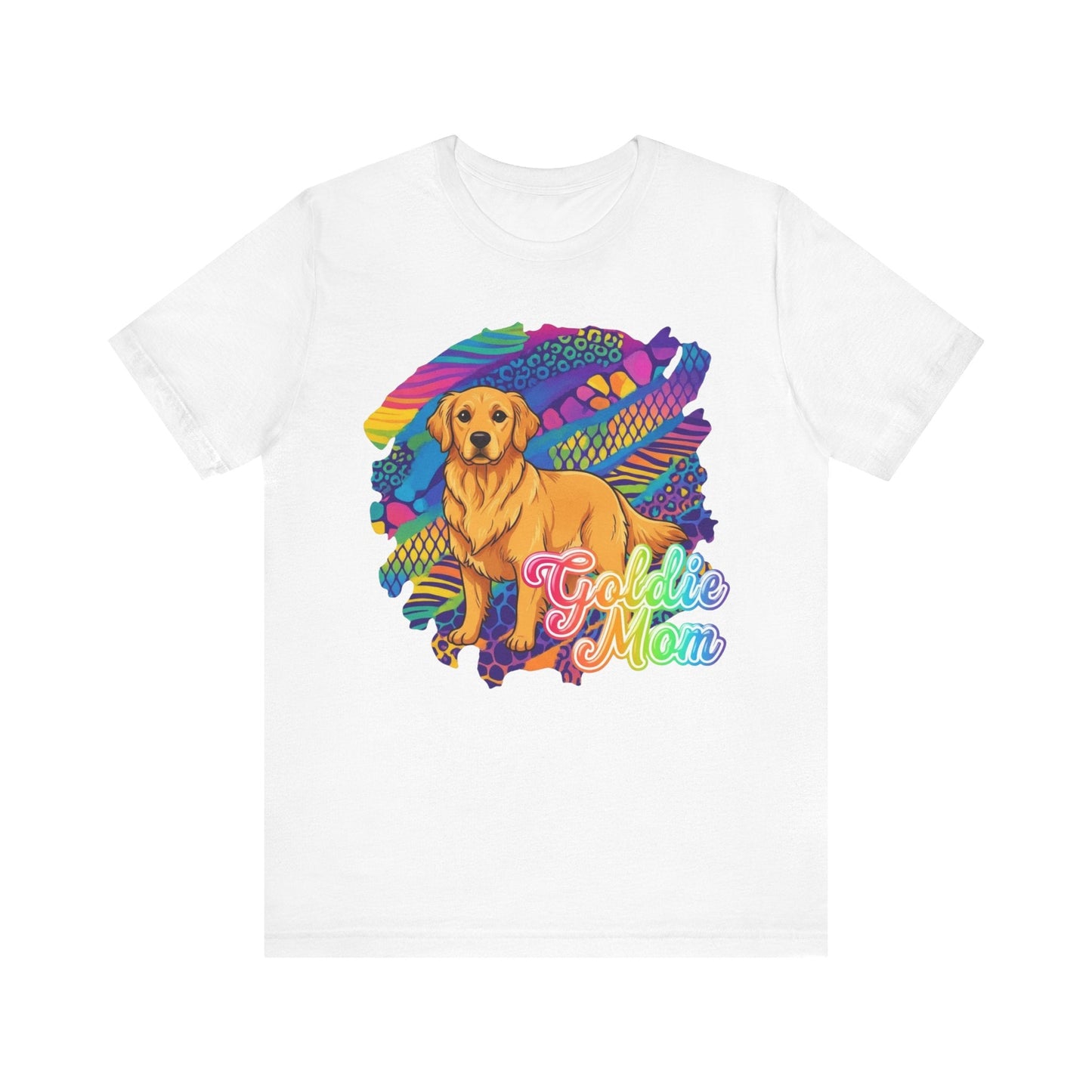 Golden Retriever 90's Neon TShirt