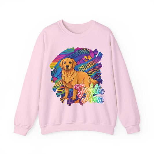 Golden Retriever 90s Neon Sweatshirt