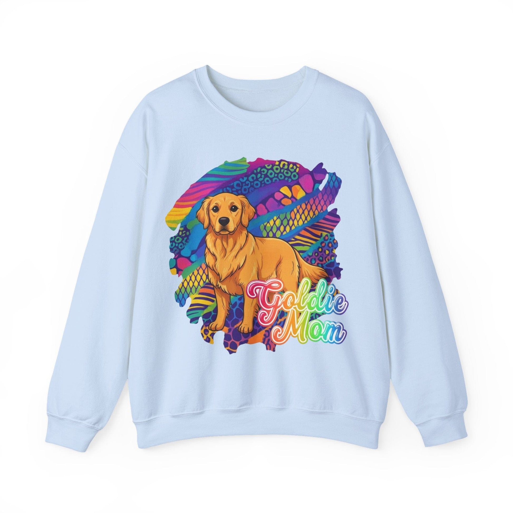 Golden Retriever 90s Neon Sweatshirt