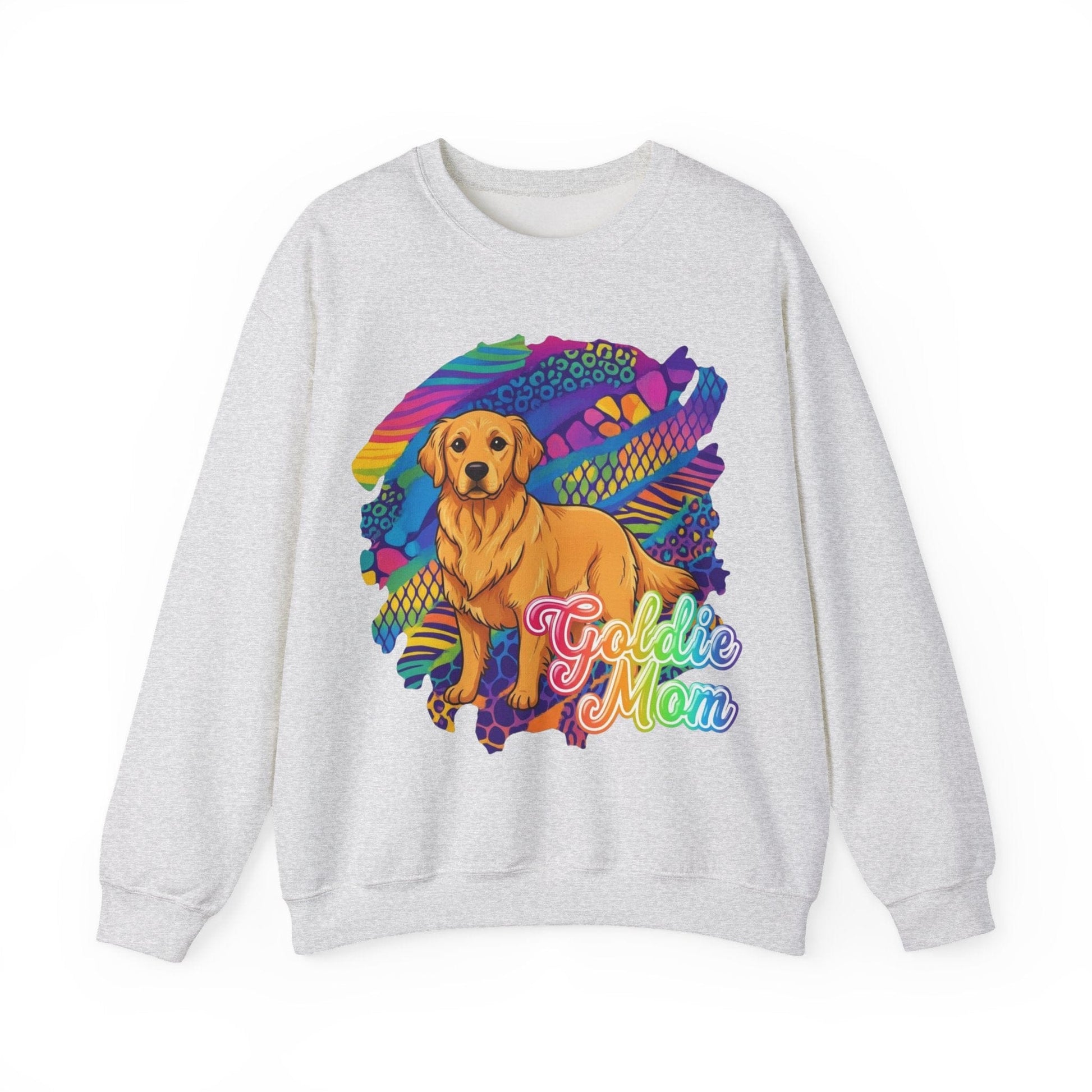 Golden Retriever 90s Neon Sweatshirt
