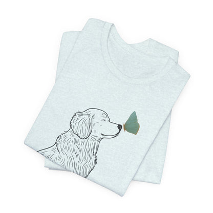 Golden Retriever Butterfly TShirt