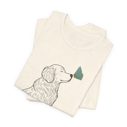 Golden Retriever Butterfly TShirt