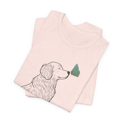 Golden Retriever Butterfly TShirt