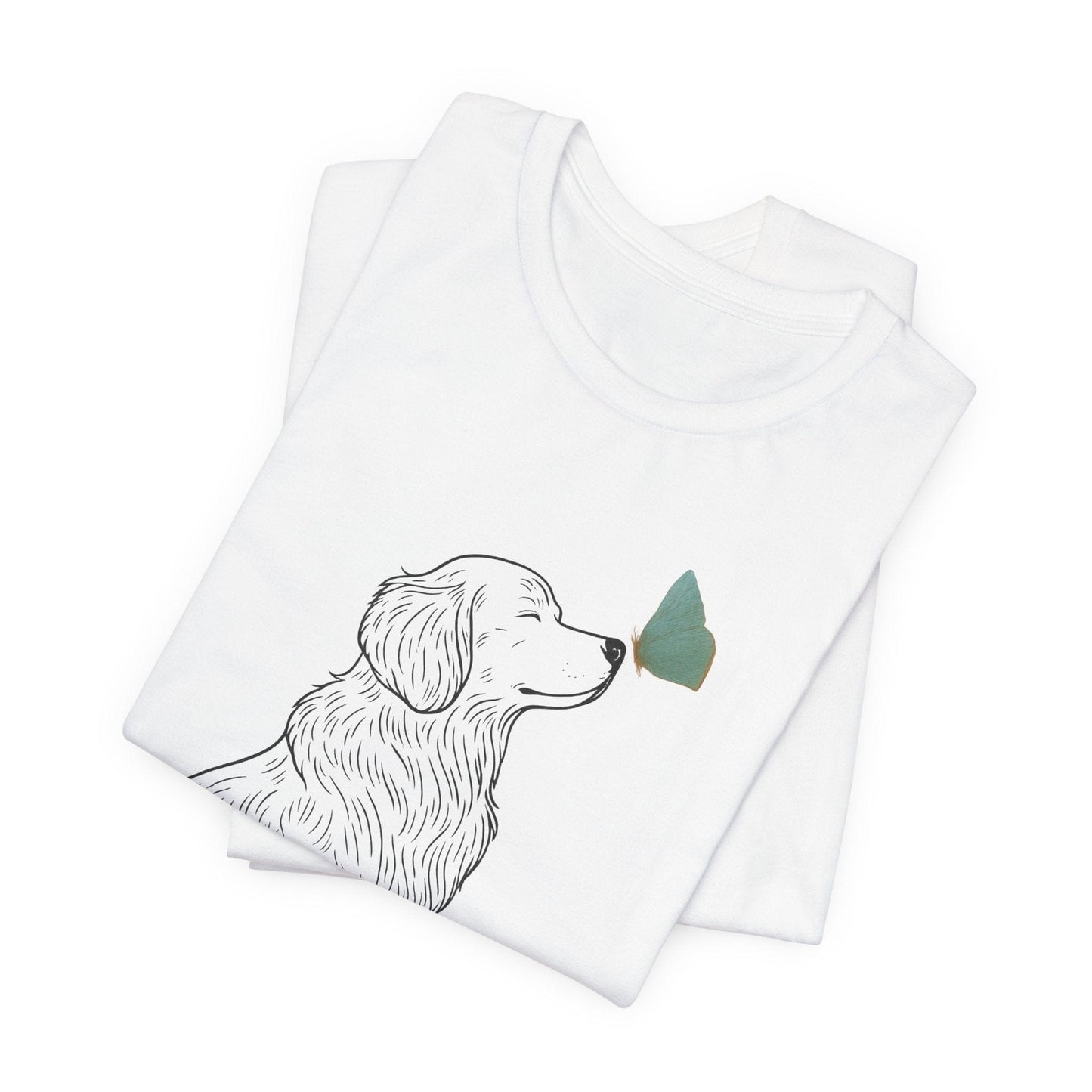 Golden Retriever Butterfly TShirt