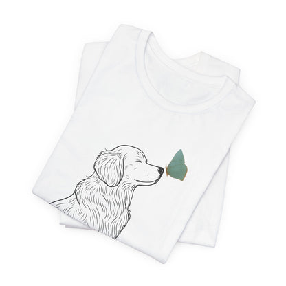 Golden Retriever Butterfly TShirt