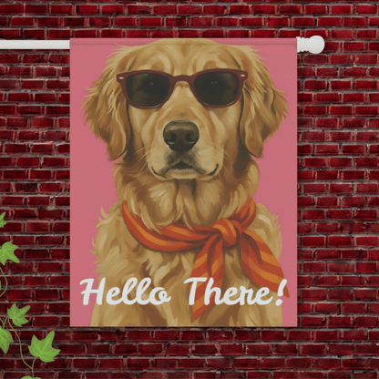 Golden Retriever Fabulous Garden Yard Flag 24.5'' × 32''