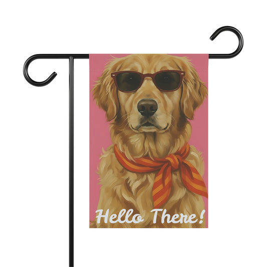 Golden Retriever Fabulous Garden Yard Flag