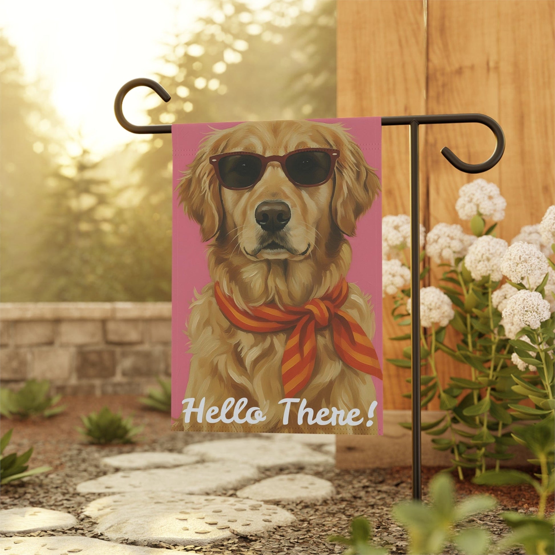 Golden Retriever Fabulous Garden Yard Flag