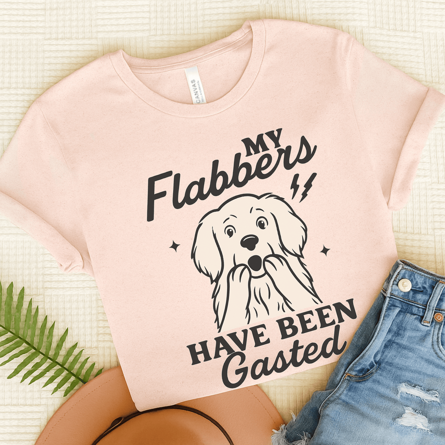 Golden Retriever Flabbergasted Unisex Tshirt Soft Pink