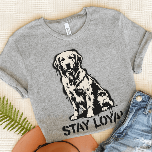 Golden Retriever Graffiti Bone Unisex Tshirt Athletic Heather