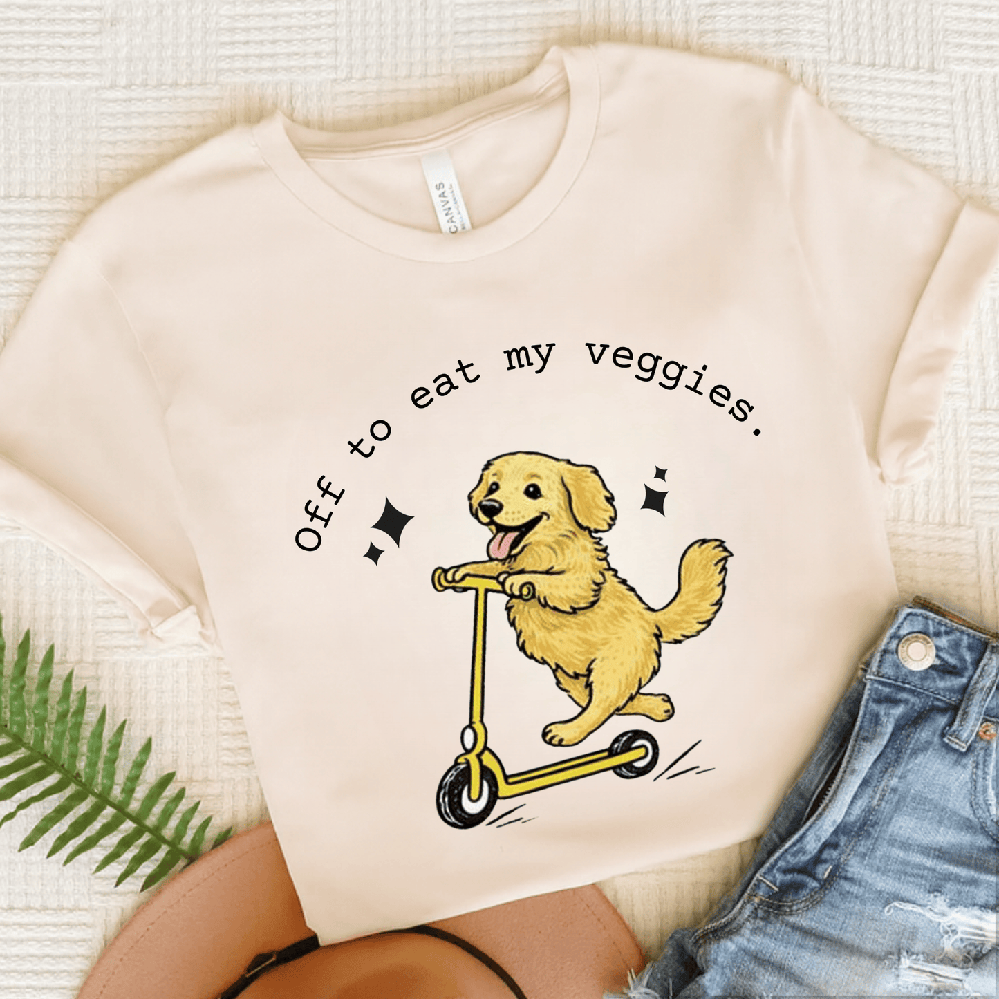 Golden Retriever Nutritionist Unisex TShirt Natural
