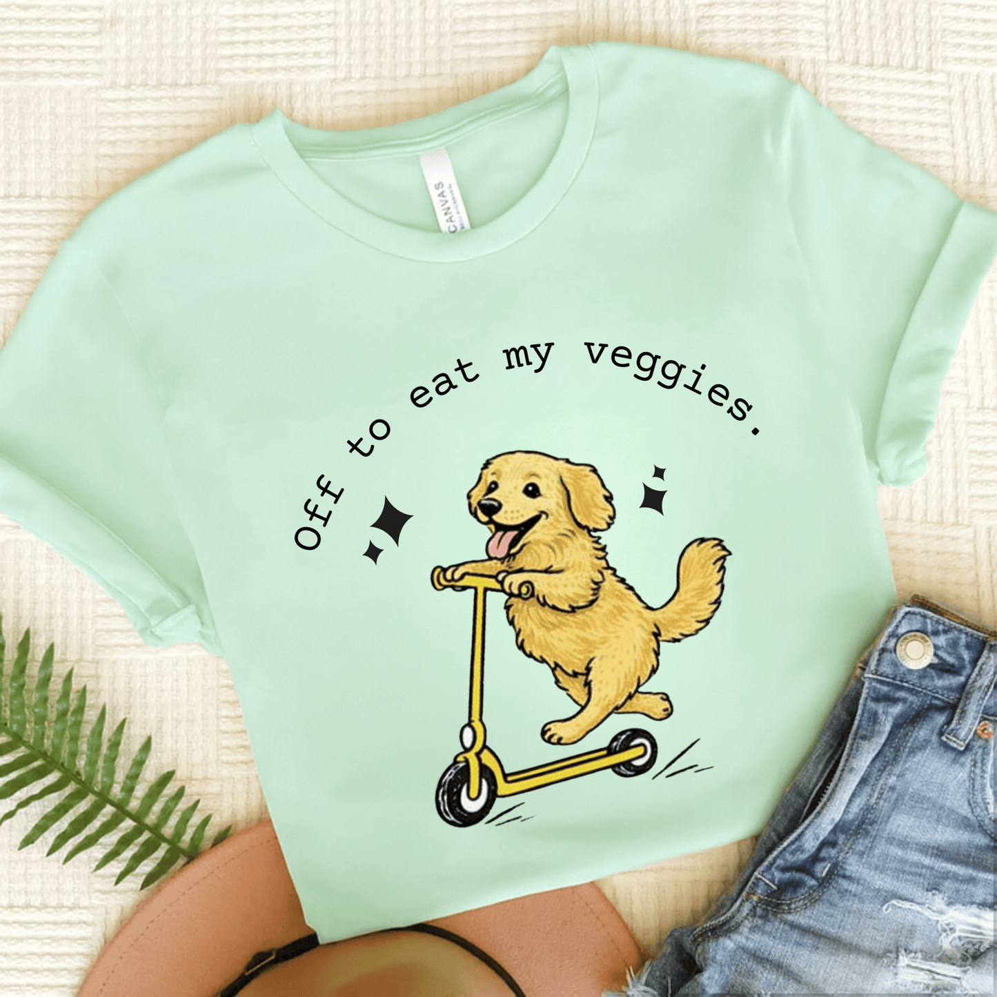 Golden Retriever Nutritionist Unisex TShirt Heather Mint
