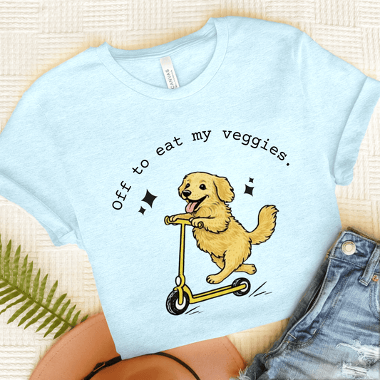 Golden Retriever Nutritionist Unisex TShirt Heather Ice Blue