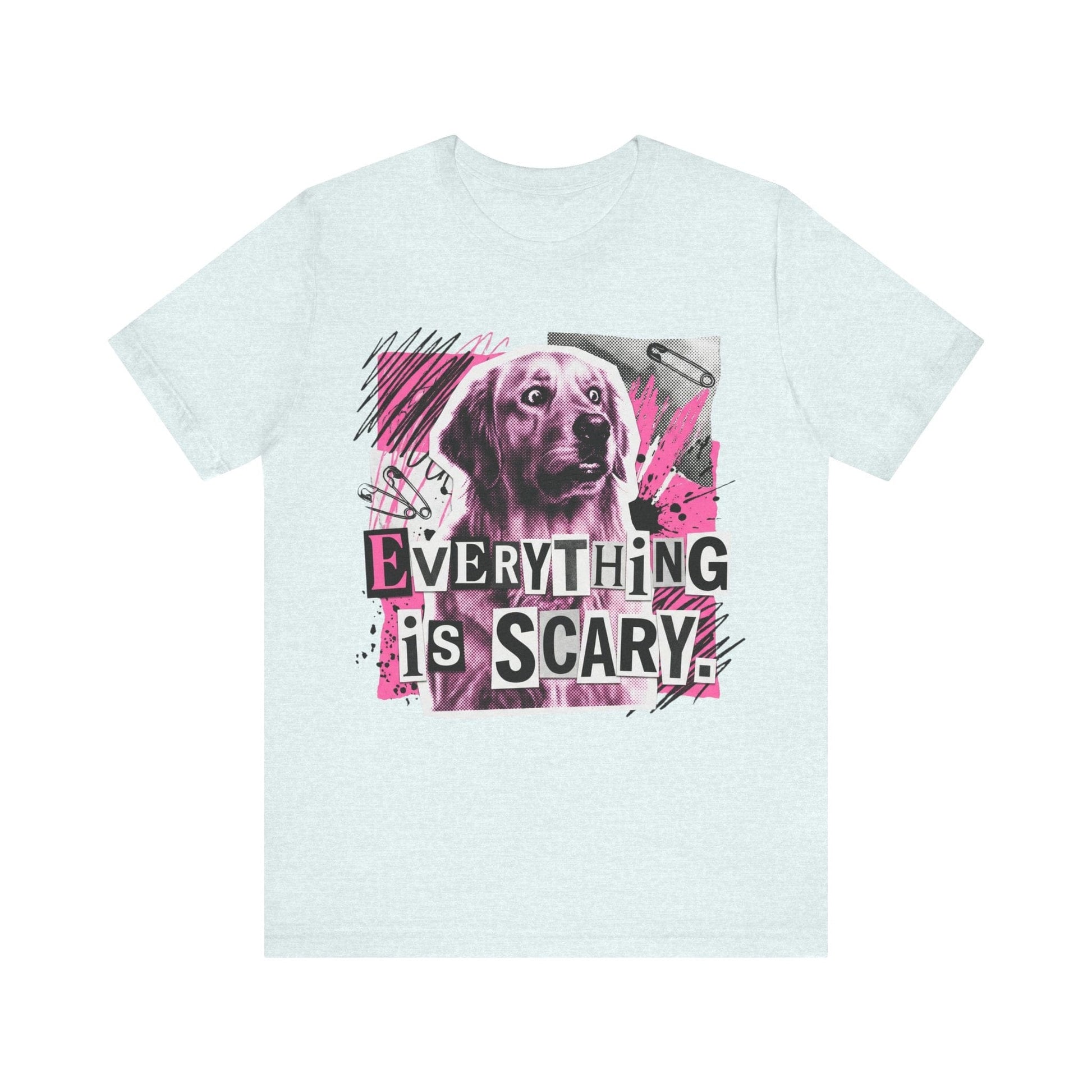 Golden Retriever Scary Punk Unisex Tshirt