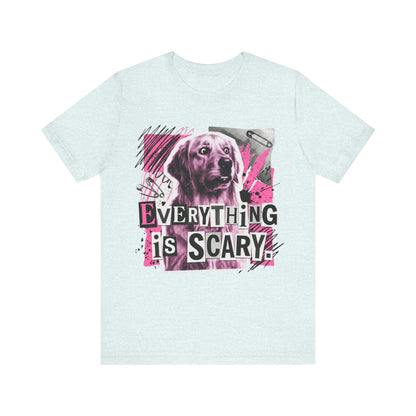 Golden Retriever Scary Punk Unisex Tshirt