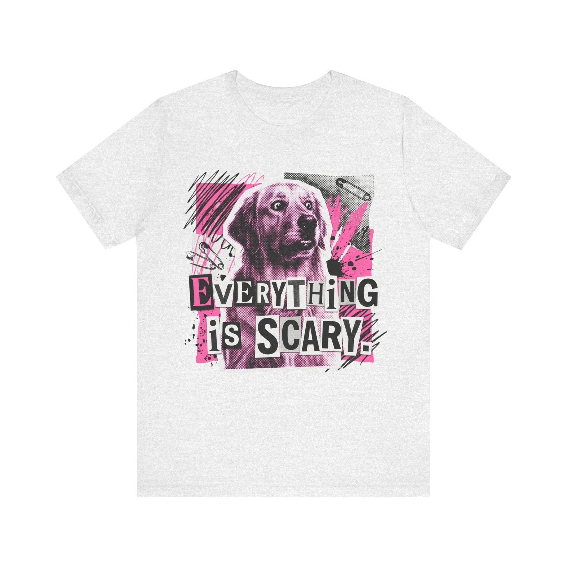 Golden Retriever Scary Punk Unisex Tshirt