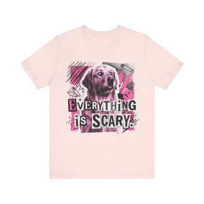Golden Retriever Scary Punk Unisex Tshirt