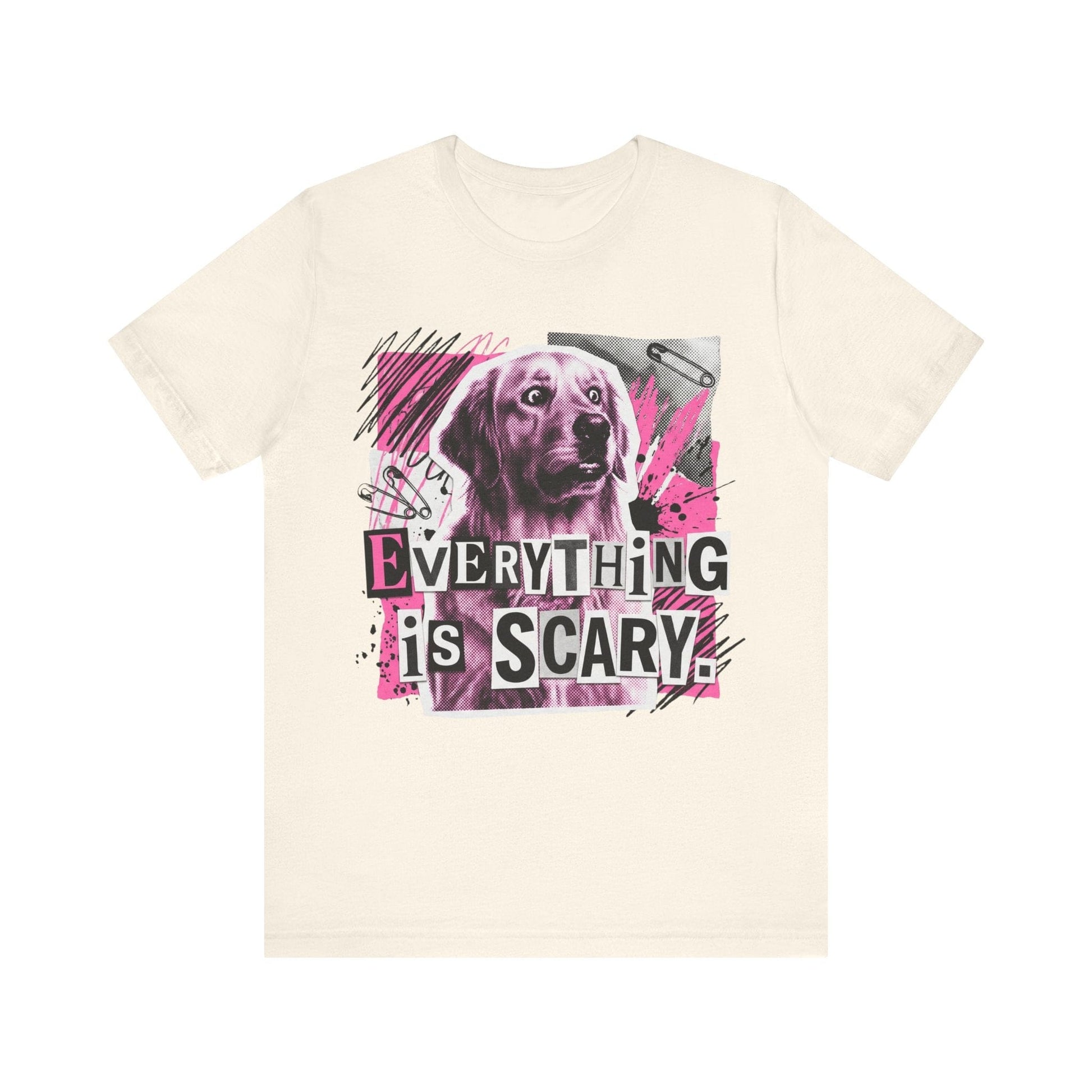 Golden Retriever Scary Punk Unisex Tshirt