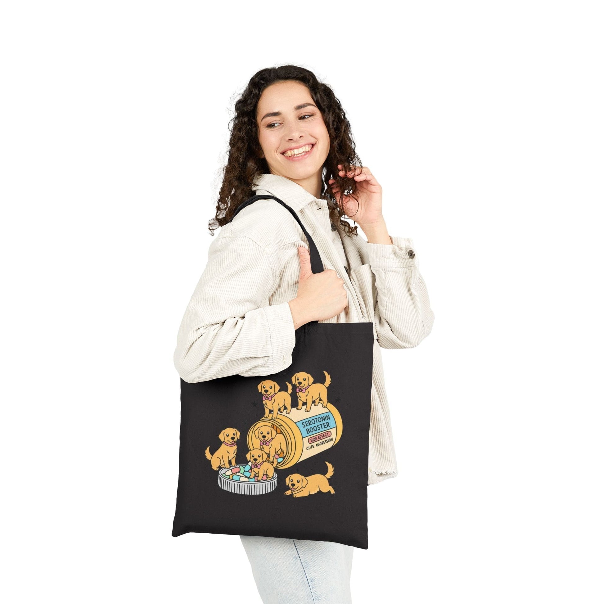 Golden Retriever Serotonin Tote Bag