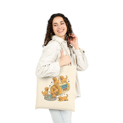 Golden Retriever Serotonin Tote Bag