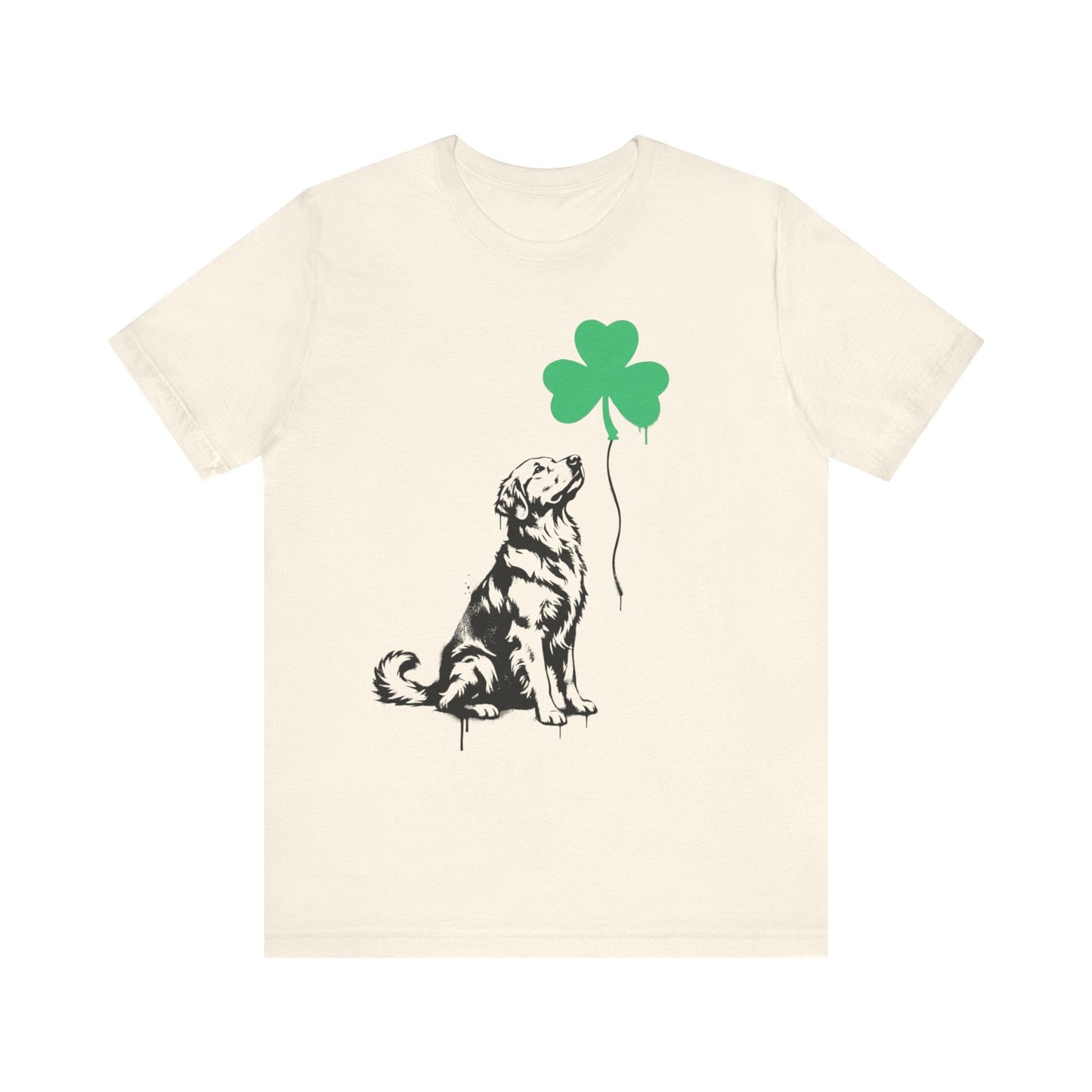 Golden Retriever Shamrock Balloon Unisex Tshirt