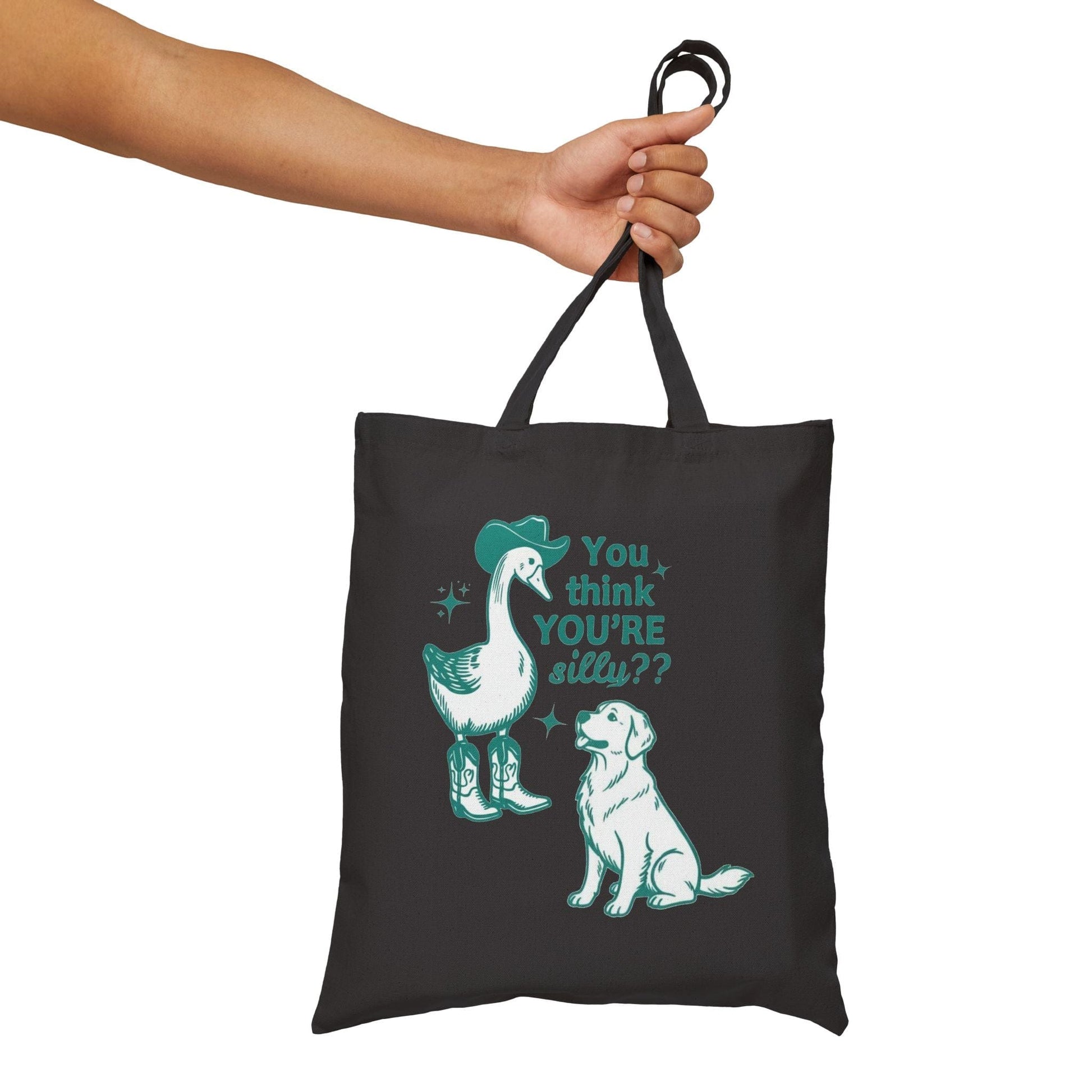 Golden Retriever Silly Goose Tote Bag