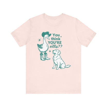 Golden Retriever Silly Goose Tshirt