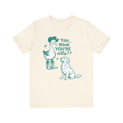 Golden Retriever Silly Goose Tshirt