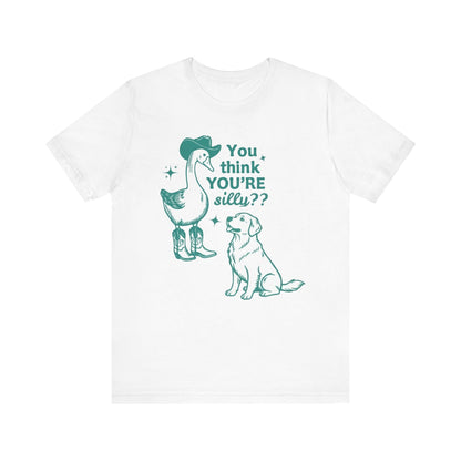 Golden Retriever Silly Goose Tshirt